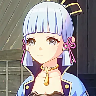 ❄️ Kamisato Ayaka Genshin Impact Anime, Video game, Gadis, Karakter, Genshin Impact, Kamisato Ayaka telegram sticker