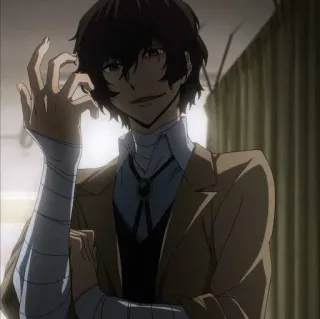 🖤 Dazai Osamu Bungou Stray Dogs Anime, Manga, Dazai, Bungou Stray Dogs telegram sticker