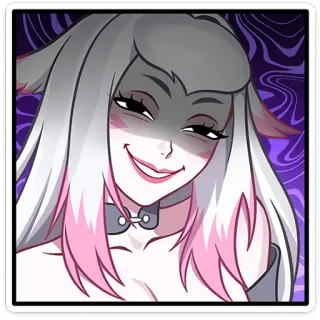 Лисий тандем: Мари и Минто от @TgSticker telegram stickers