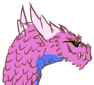 😎 龙, 酷, 眼镜, 贴纸, 粉色, 幻想 whatsapp sticker