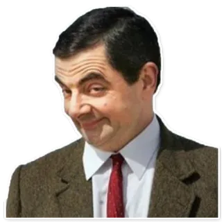 😉 Mr. Bean mr bean, comedia, gracioso, rowan atkinson, serie tv telegram sticker
