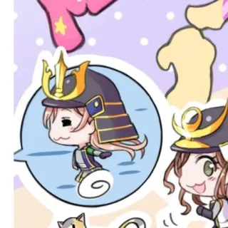 🥮 Anime, Personage, Sticker, Leuk, Samurai, Kawaii telegram sticker