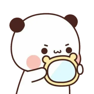 🦋 Panda, Niedlich, Tier, Cartoon, Figur, Kawaii telegram sticker