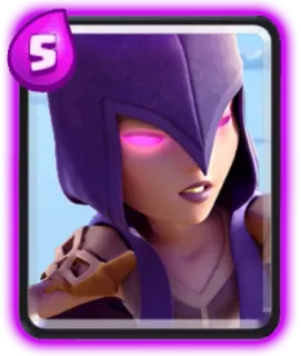 💀 Night Witch Clash Royale 판타지, 비디오 게임, 캐릭터, 마법, 마녀 telegram sticker