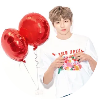 🎈 WE JELLY kpop, idol, balon, permen, makanan, manisan, orang whatsapp sticker