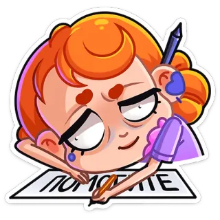 😢 ПОМОГИТЕ cartoon, character, help, sad, expression, cry whatsapp sticker