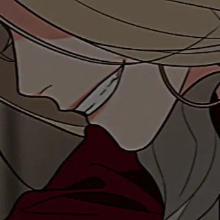 🥴 Anime, Desenho animado, Personagem, Sorriso, Rosto, Retrato telegram sticker