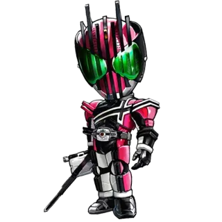 📷 Kamen Rider Decade Kamen Rider Kamen Rider, anime, Kamen Rider Decade, chibi, tokusatsu, Japanese, superhero telegram sticker