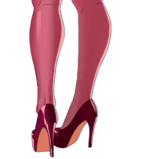 👩‍💻 piernas, tacones altos, mujer, zapatos, moda, estilo telegram sticker