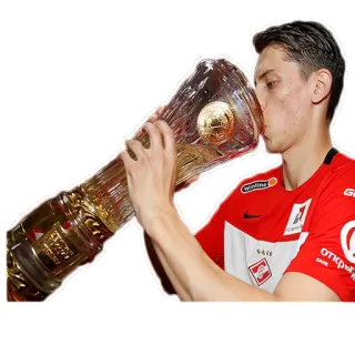 🥂 football, football, trophée, sport, joueur whatsapp sticker