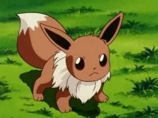 🙁 Eevee Pokemon Eevee, Pokemon, imut, binatang, monster whatsapp sticker