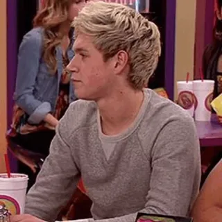 🌙 Niall Horan Niall Horan, One Direction, Sänger, blonde Haare, Promi, Popmusik telegram sticker