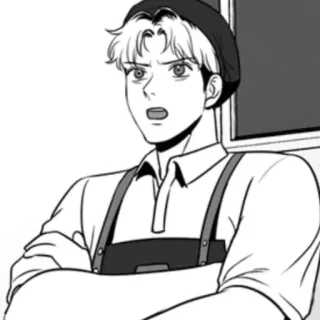 😈 漫画, 男, イラスト, キャラクター telegram sticker