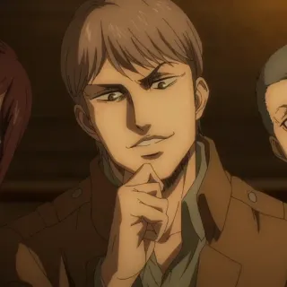 💈 Zeke Yeager Attack on Titan Anime, Personagem, Retrato, Zeke Yeager, Attack on Titan telegram sticker