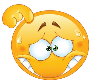😬 Emoji, Confus, Se gratter la tête, Sueur, Penser, Questionnement telegram sticker