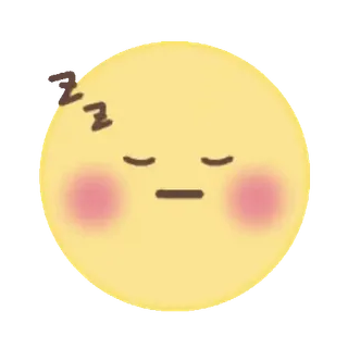 🥰 dormir, fatigué, emoji, las, zzz, visage, dessin animé whatsapp sticker