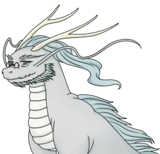 🙂 dragón, animal, fantasía, criatura, mítico, monstruo whatsapp sticker