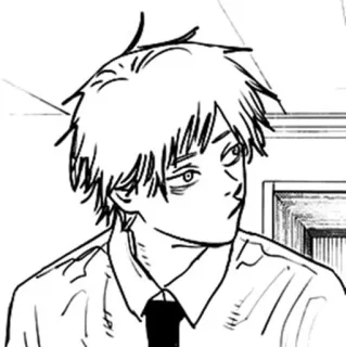 🐚 Denji Chainsaw Man anime, manga, chainsaw man, denji telegram sticker