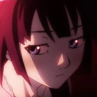 🍩 Anime, Garota, Expressão, Triste, Mangá, Arte telegram sticker