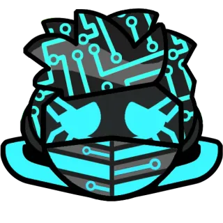 😭 Robot, Cyberpunk, Futuristisch, Circuit, Technologie telegram sticker