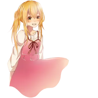 😬 anime, ragazza, carina, illustrazione, personaggio telegram sticker