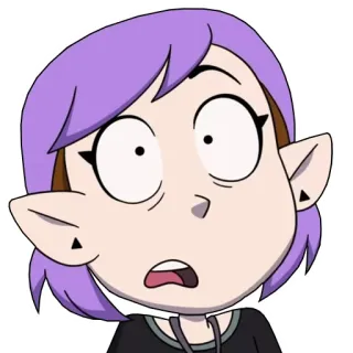 😱 Amity Blight The Owl House cartoon, Amity Blight, The Owl House, animated series, character, witch, animated telegram sticker