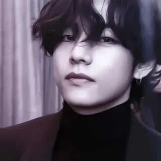 🎟 V K-pop, V, BTS, Idol, Gwiazda telegram sticker