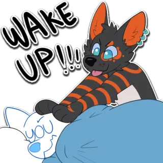 🛏 WAKE UP!!! telegram sticker