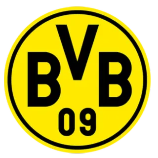 🐯 BVB, Borussia Dortmund, fútbol, logo equipo telegram sticker