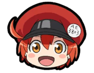 hataraku-saibou Vol.1 @Nekosticker whatsapp stickers