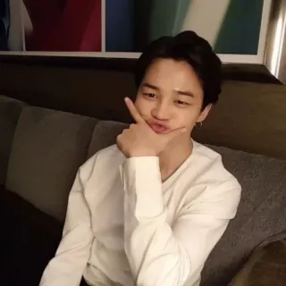 🌷 Jimin jimin, kpop, bts, cantante, ídolo, celebridad, persona whatsapp sticker