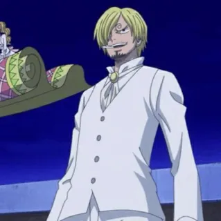 🎷 Sanji One Piece Anime, Kochen, Manga, Pirat, Vinsmoke whatsapp sticker