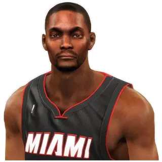 😒 Chris Bosh MIAMI Chris Bosh, NBA, Miami Heat, giocatore di basket, sport, atleta telegram sticker