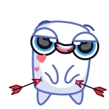 💘 Cartoon, Pijl, Liefde, Schattig, Hart telegram sticker