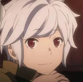 🗻 Bell Cranel Is It Wrong to Try to Pick Up Girls in a Dungeon? Anime, Manga, Bell Cranel, Capelli Bianchi, Occhi Rossi, Dungeon telegram sticker