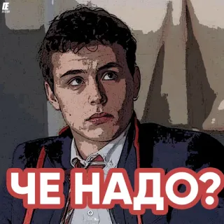 😹 ЧЕ НАДО? telegram sticker