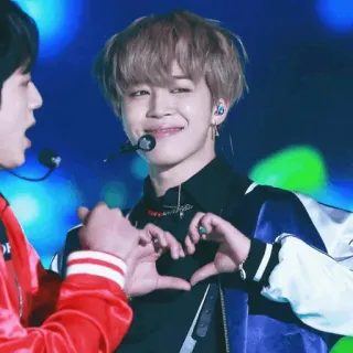 💭 Jimin kpop, jimin, bts, heart, idol, singer, entertainer telegram sticker