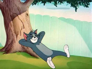 🔗 Tom Cat Tom and Jerry hoạt hình, mèo, thư giãn, phim hoạt hình, Tom và Jerry telegram sticker