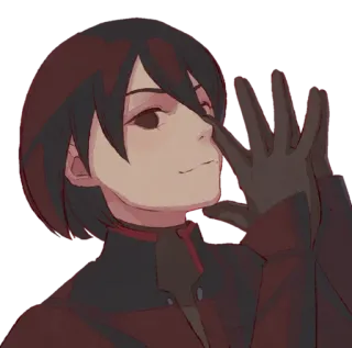 😍 Anime, Personaje, Guantes, Dibujos animados, Mujer, Dibujo telegram sticker