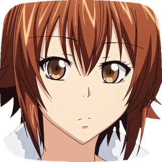 😳 Anime, Cartone animato, Donna, Ritratto, Personaggio telegram sticker