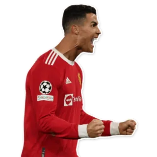 🤖 Cristiano Ronaldo football, football, Manchester United, Cristiano Ronaldo, athlète whatsapp sticker