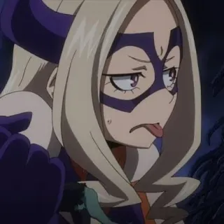 🍑 Mount Lady My Hero Academia Anime, Manga, Héroe, Personaje, Mount Lady, My Hero Academia, Sacando la lengua telegram sticker