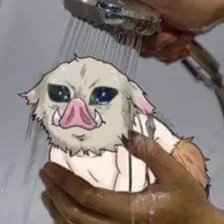 Клинок, рассекающий демонов telegram stickers