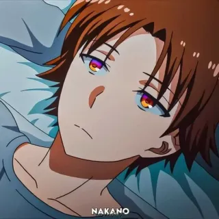🌟 NAKANO Anime, Personnage, Illustration, Portrait whatsapp sticker