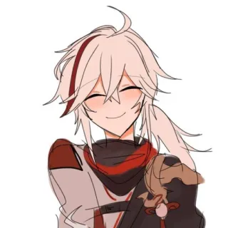 ☺️ Kaedehara Kazuha Genshin Impact 动漫, 原神, 枫原万叶, 游戏角色 telegram sticker