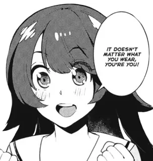Mizuki - BokuGirl whatsapp stickers