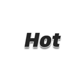 🔥 Hot hot, word, text telegram sticker