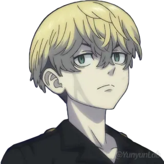 😕 @YunyvnLab Anime, Garçon, Sticker, Personnage whatsapp sticker