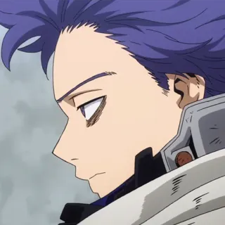 💜 Hitoshi Shinso My Hero Academia Anime, My Hero Academia, Hitoshi Shinso, Shinso, Personnage whatsapp sticker