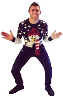 ⛄️ 雪だるま, クリスマス, ホリデー, セーター, 冬 telegram sticker